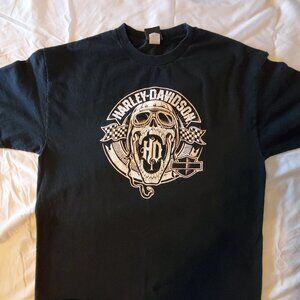 Harley Davidson T-Shirt- Peterson's Harley, Key West Florida, XL